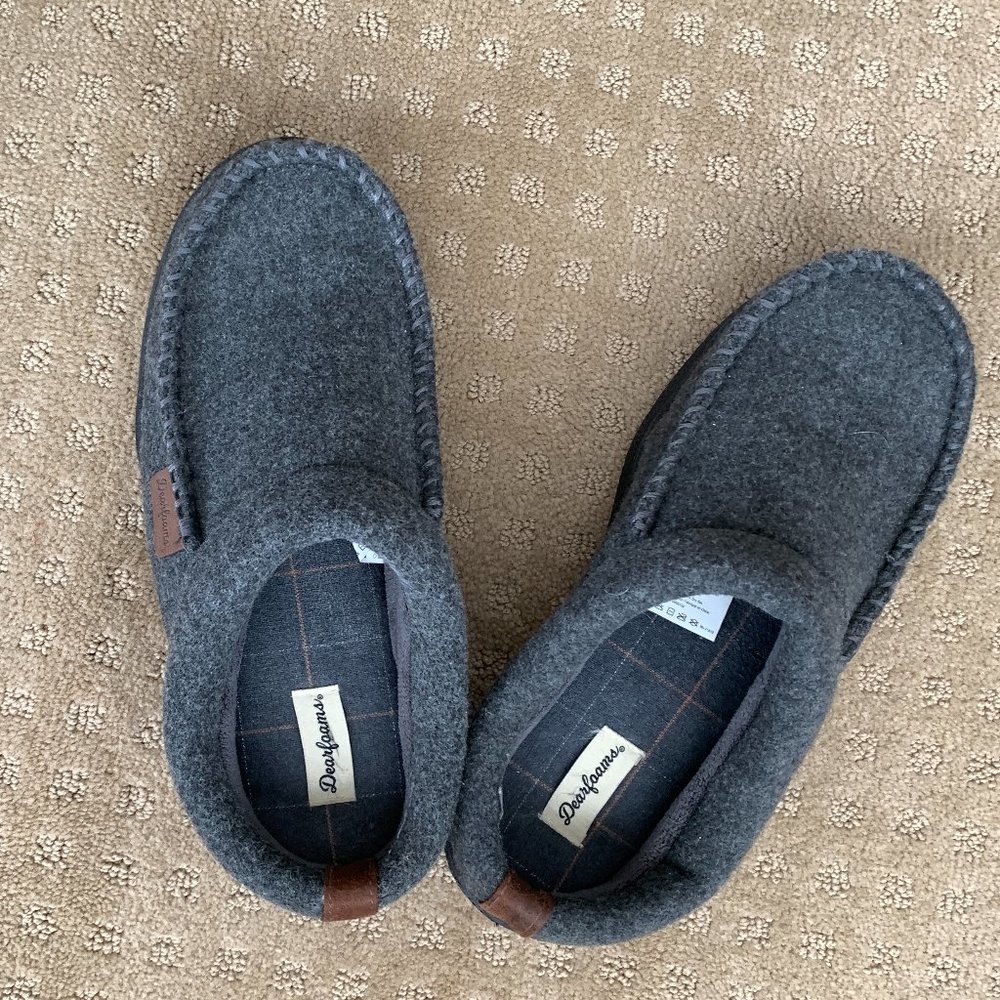 Men's Dearfoams Slippers, Size 9-10